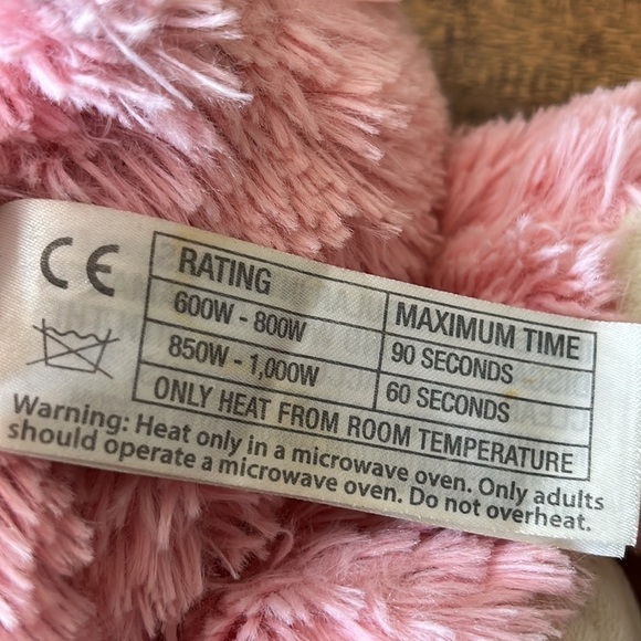 WARMIES Pink Elephant Lavender Filled Weighted Stuffed Animal Plush - Picture 8 of 11